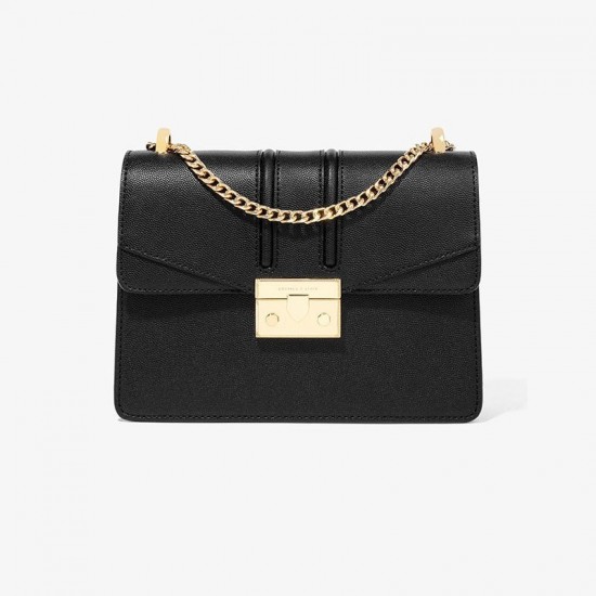 Charles Keith Chain Flap Shoulder Bag Black Charles Keith Chain Flap Shoulder Bag Black